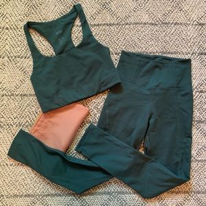 Girlfriend Collective Set in Moss